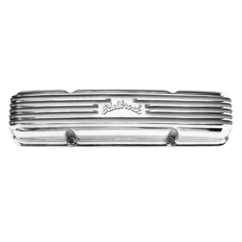 Edelbrock 4145 Valve Cover Classic Series Chevrolet 1959-1986 262-400 CI V8 Polished