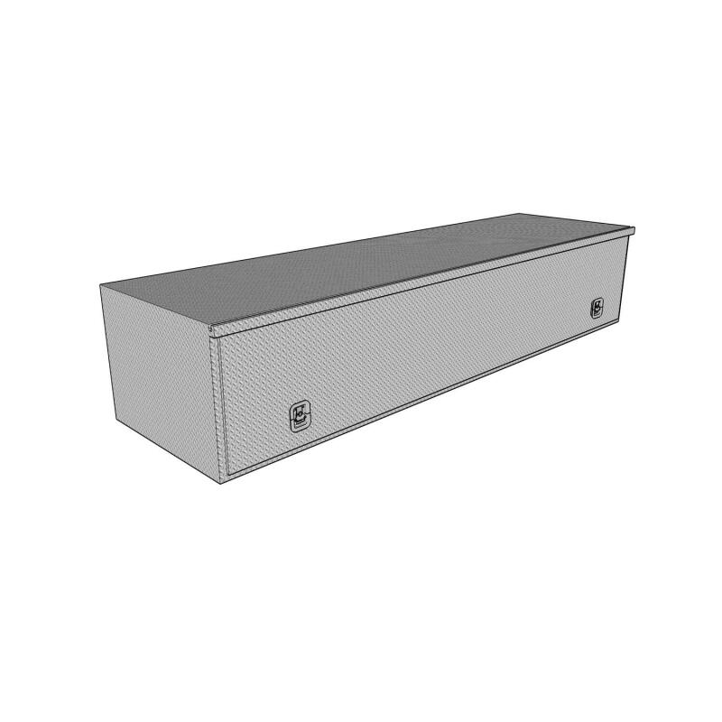Westin 80-HTB72 Brute HD Top Sider 13 in x 72 in with flip up Door Aluminum