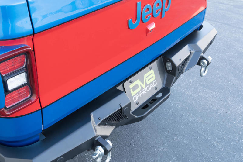 DV8 Offroad 20-23 Jeep Gladiator JT Spec Series Rear Bumper - #RBGL-09