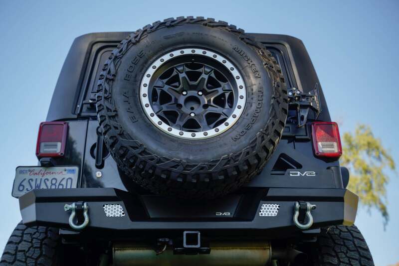 DV8 07-18 Jeep Wrangler (JK) Tire Carrier for MTO Bumper - #TCJK-13