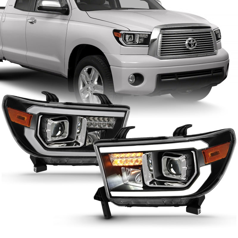 ANZO 2008-2017 Toyota Sequoia LED Projector Headlights