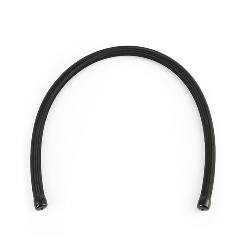 Mishimoto 3Ft Stainless Steel Braided Hose w/ -10AN Fittings - Black - #MMSBH-1036-CB