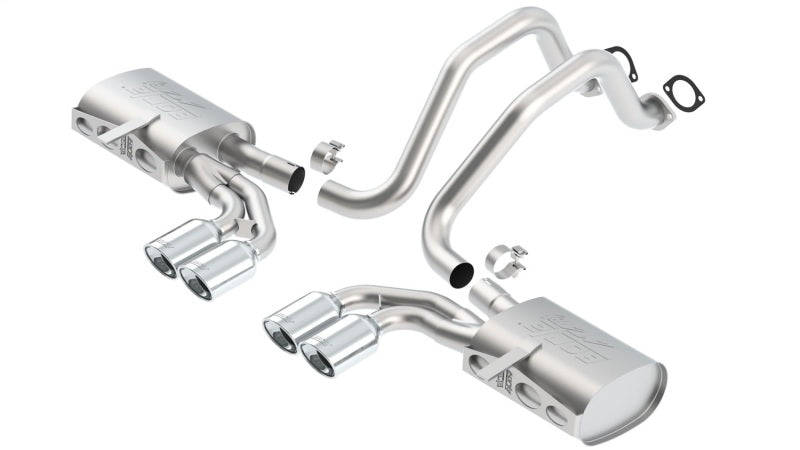 Borla 140428 97-04 Chevrolet Corvette 5.7L 8cyl ATAK SS Catback Exhaust - #140428