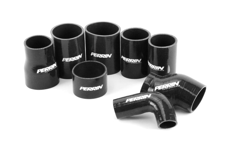 PERRIN 08-14 Subaru WRX Front Mount Intercooler Boost Tube Kit - Red
