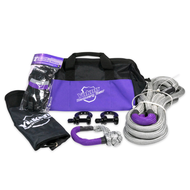 Yukon Gear & Axle YRGKIT-1 Recovery Gear Kit with 7/8in Kinetic Rope