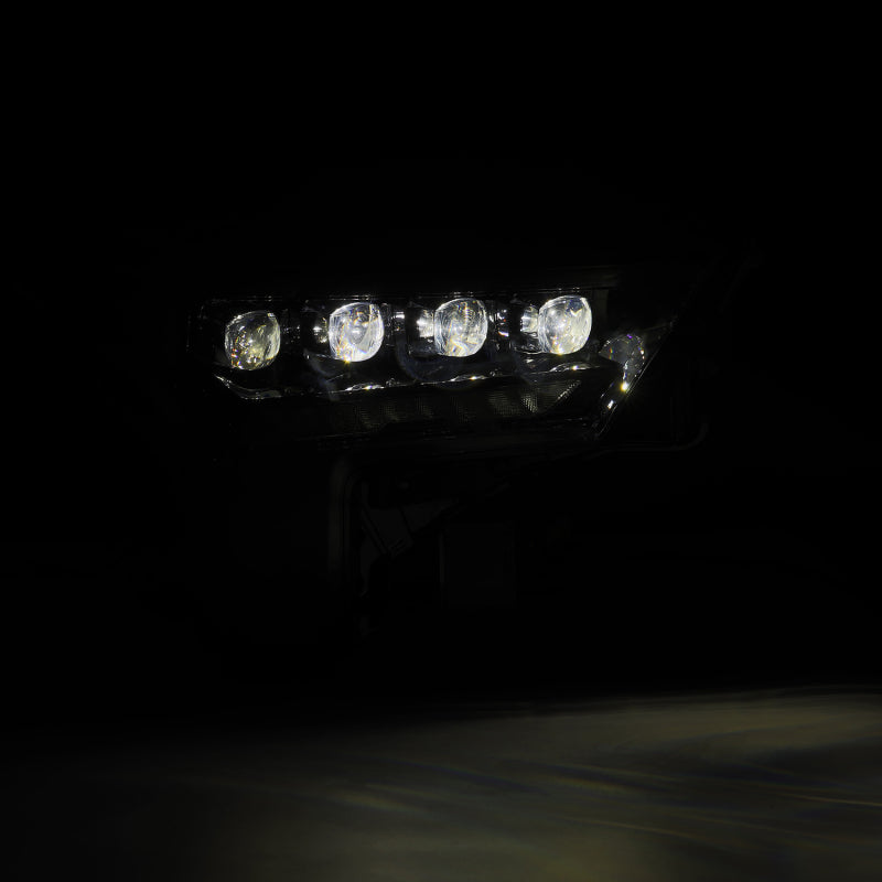 AlphaRex 880861 22-23 Toyota Tundra NOVA-Series Headlights Alpha-Black w/White DRL - Req 810029 OR 810030