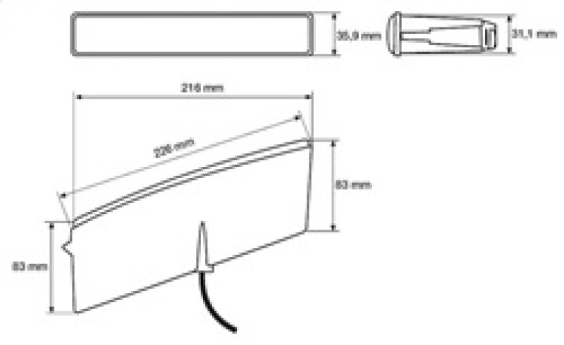 HELLA 010043801 LEDayLine LED Daytime Running Light Kit