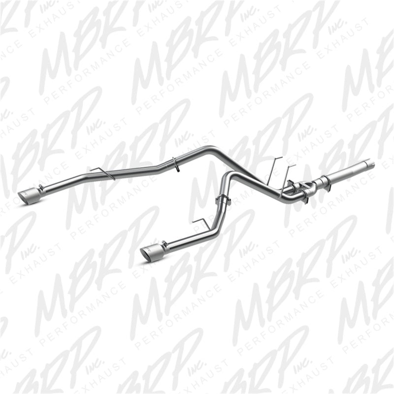 MBRP Dodge Ram 1500 3.0L EcoDiesel 2.5in Filter Back Exhaust Exit Alum