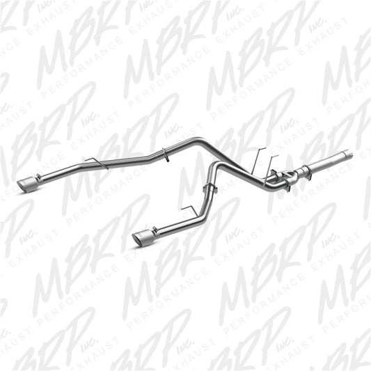 MBRP Dodge Ram 1500 3.0L EcoDiesel 2.5in Filter Back Exhaust Exit Alum