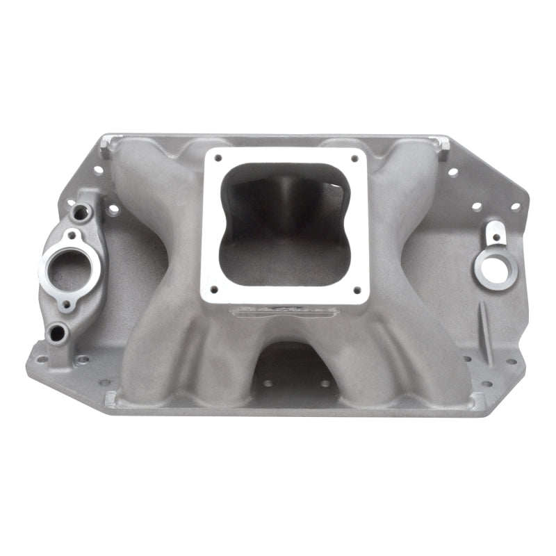 Edelbrock 28001 Manifold Big Victor II BBC with Edelbrock Profiler or Dart Big Chief Heads Dominator