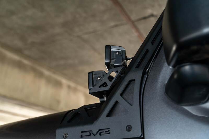 DV8 Offroad 2018+ Jeep Wrangler JLO A Pillar Dual Light Pod Mounts - #LBJL-11