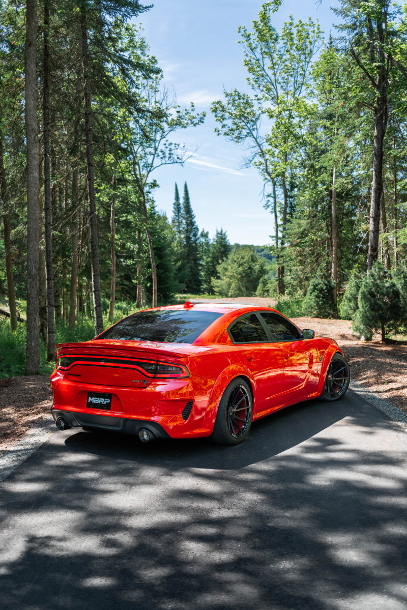 MBRP Charger/3in Race Profile Cat-Back w/Dual Carbon Fiber Tips Exhaust