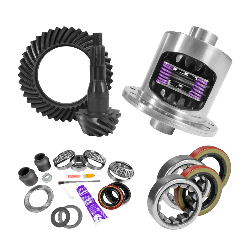 Yukon Gear & Axle YGK2093 9.75in for Ford 4.11 Rear Ring & Pinion Install Kit 34 Spline Positraction Axle Bearings