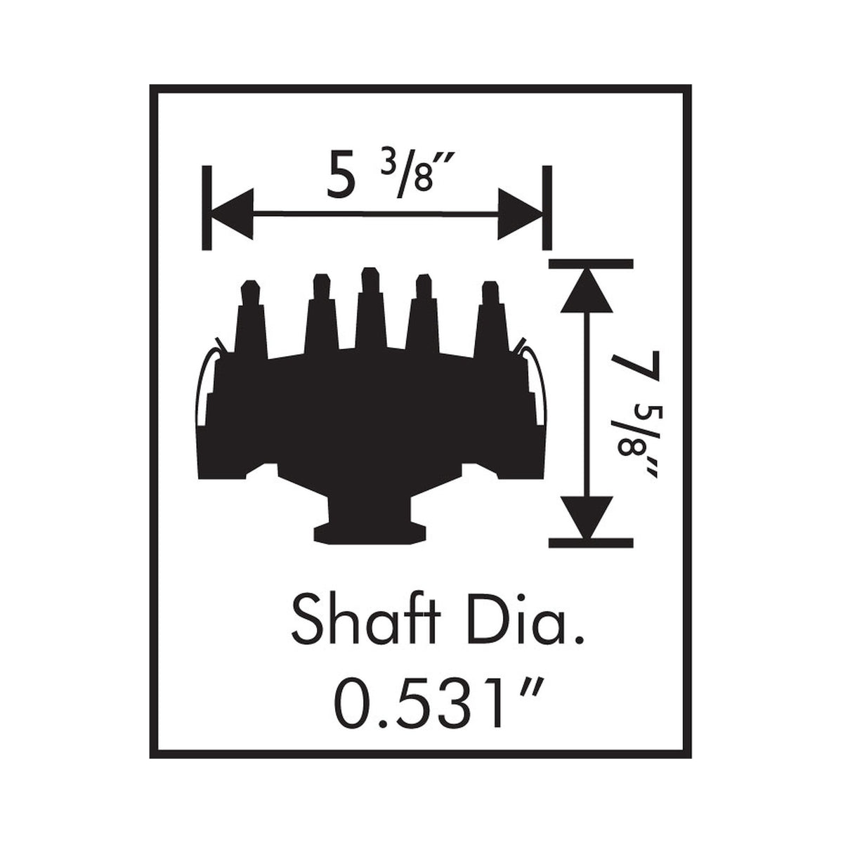 MSD 8378 for Ford 351W Crank Trigger Distributor