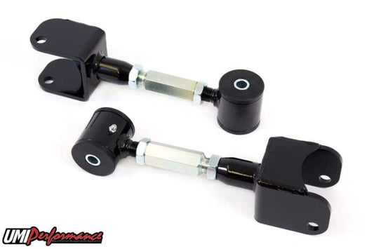 UMI Performance 3025-B Adjustable Upper Control Arms Polyurethane Bushings Black