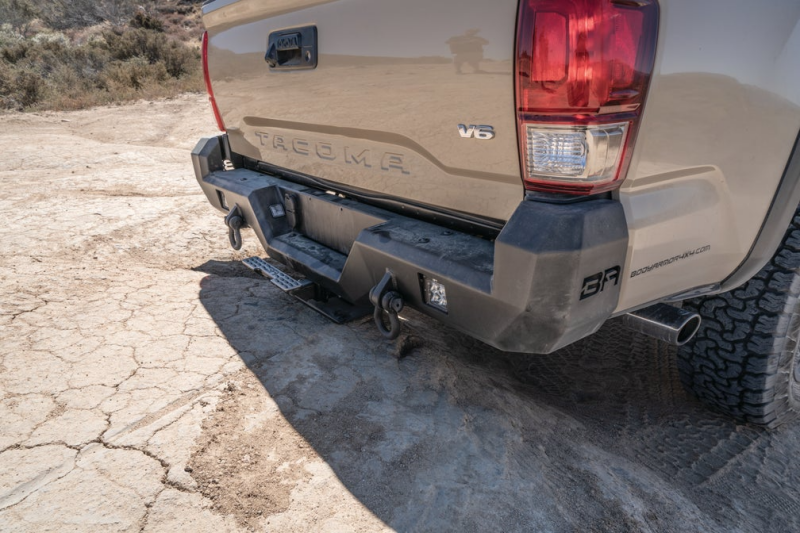 Body Armor 4x4 (TC-2963) 2016-2020 Compatible with Toyota Tacoma Pro Series Rear Bumper Black
