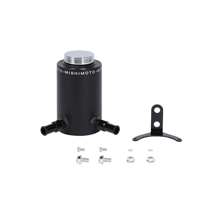 Mishimoto Aluminum Power Steering Reservoir Tank - Wrinkle Black - #MMRT-PSAWBK
