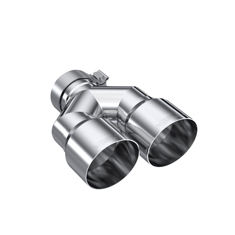 MBRP 3in ID / Dual 4in OD Out Staggered L 9.37in / R Univ Exhaust Tips