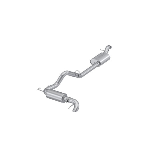 MBRP S5245304 2021-2023 Ford Bronco 2.3L/2.7L Stainless Steel 3in Cat-Back, Single High Clearance Rear Exit - #S5245304