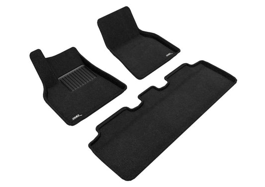 3D MAXpider Elegant Front & Rear Floor Mats for 2020 Tesla Model Y