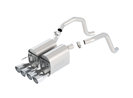 Borla 11814 05-08 Corvette Coupe/Conv 6.0L/6.2L 8cyl 6spd RWD Touring SS Exhaust (rear section only) - #11814