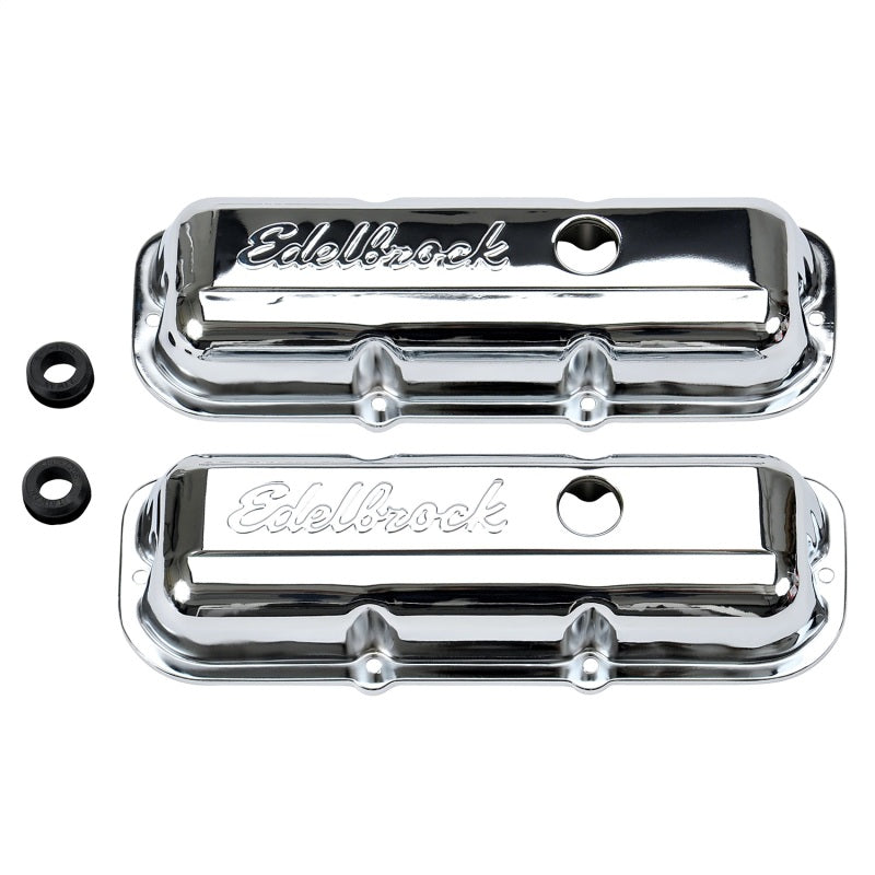 Edelbrock 4488 Valve Cover Signature Series Chevrolet 1982-1993 2.8L 60 V6 Chrome