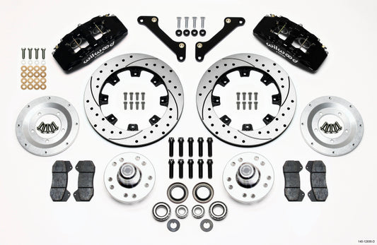 Wilwood Dynapro 6 Front Hub Kit 12.19in Drilled 79-81 Camaro - #140-12836-D