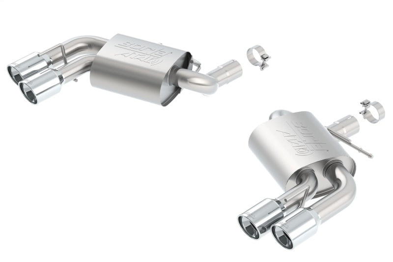 Borla 11921 16 Chevy Camaro 6.2L Atak Rear Section Exhaust w/o Dual Mode Valves - #11921