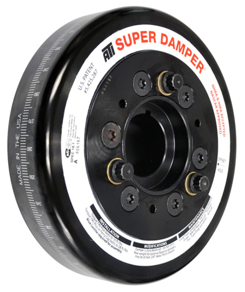 ATI Performance Products 917060 Super Damper Harmonic Balancer 7.074 in Steel 3 Ring for Chevrolet Big Block V8 Engines