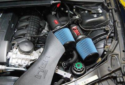 Injen 07-09 335i E92 / 08-09 135i E82 3.0L L6 Twin intake Wrinkle Black Short Ram Intake - #SP1125WB
