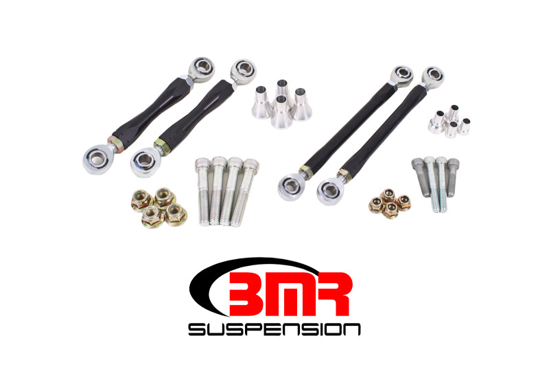 BMR 08-23 Challenger Front and Rear Sway Bar End Link Kit - Black