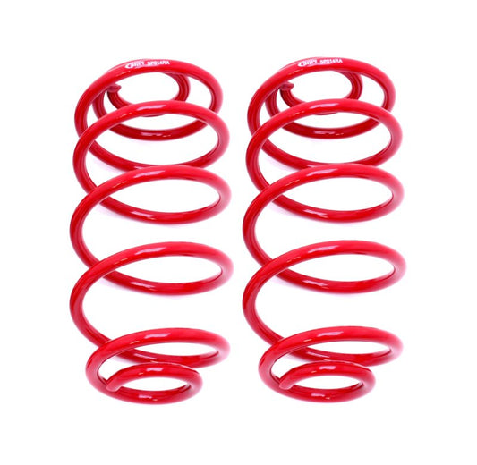 BMR 1967-1972 A-Body Rear Lowering Springs (1.0in Drop) - Red