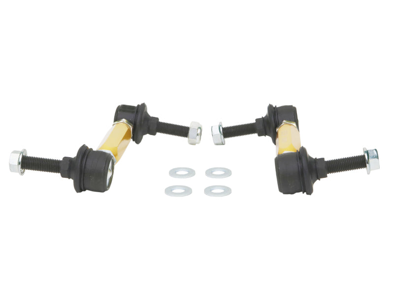 Whiteline KLC140-115 Universal Sway Bar Link Kit Heavy Duty Adjustable Steel Ball with 10mm Ball Stud