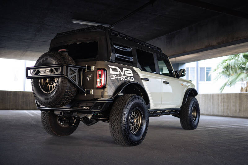 DV8 Offroad 21-23 Ford Bronco Competition Series Rear Bumper - #RBBR-04