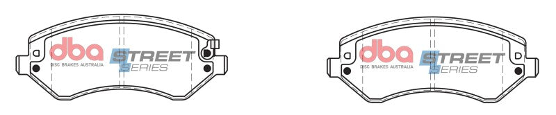 DBA 01-07 Chrysler Town & Country Street Series Front Brake Pads