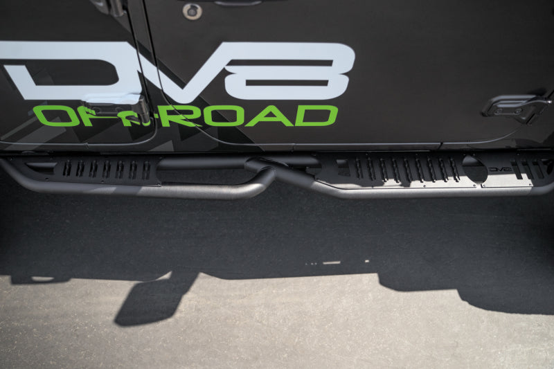 DV8 Offroad 18-23 Jeep Wrangler JL 4 Door Body/Pinch Weld Mounted Step - #SRJL-08