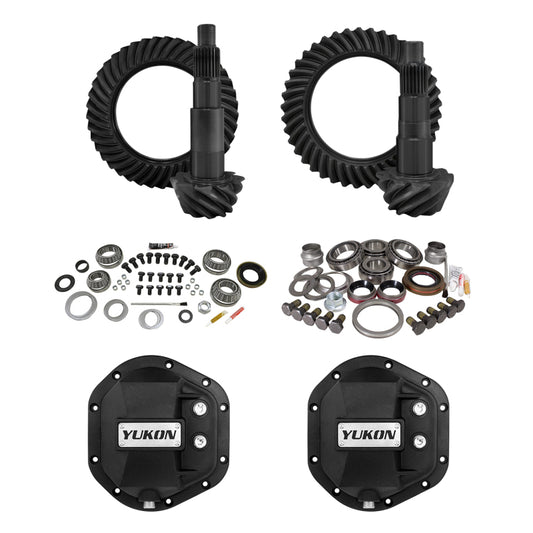 Yukon Gear & Axle YGK016STG2 For 2007-2018 Jeep Wrangler STG 2 Re-Gear Kit with Cover Dana 44 5.13 Ratio 24 Spline - Front & Rear