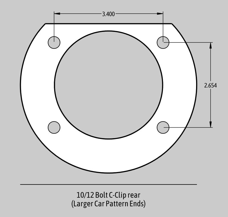 Baer Brakes 65-70 Chevrolet Biscayne 13in SS4+ Rear SDZ Brake Kit - Silver
