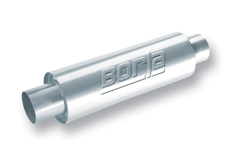 Borla 40085 XR-1 Racing Sportsman 3 inch Outlet / 3 inch Inlet Round Muffler - #40085
