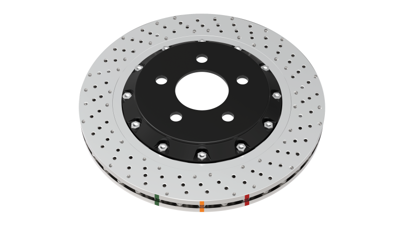 DBA 15-18 BMW M3 (w/Iron Rotors) Front 5000 Series Cross Drilled Rotor w/Silver Hat
