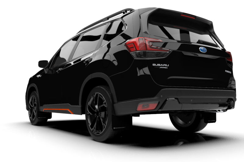 Rally Armor UR Mud Flaps - 2019-2021 Subaru Forester - Black/Grey Logo - #MF52-UR-BLK/GRY