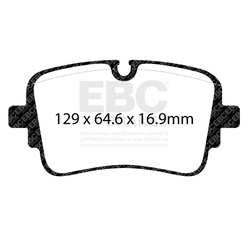 EBC 2020+ Audi A8 Quattro (D5) 3.0TT Yellowstuff Rear Brake Pads DP42456R