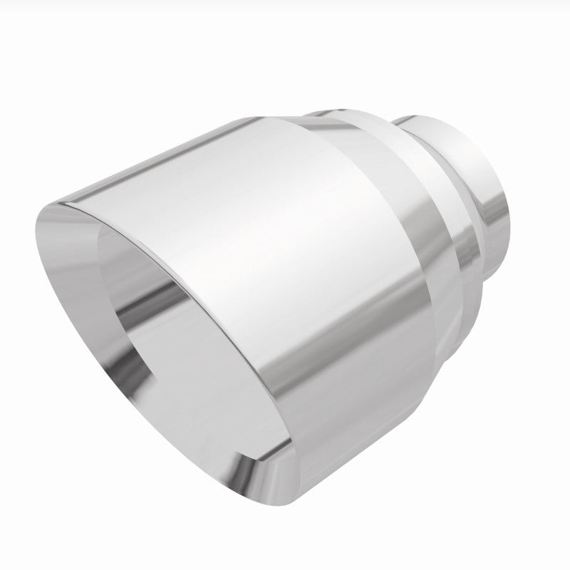 MagnaFlow 35224 Tip Stainless Double Wall Round Single Outlet Polished 4.5in DIA 2.5in Inlet 5.75in Length - #35224