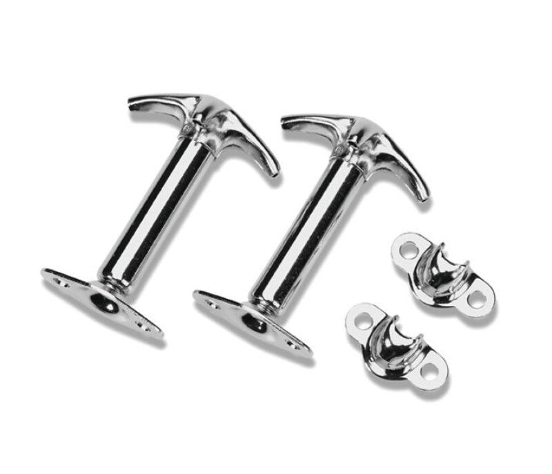 Bestop 41-49 Jeep Cj2 Hood Latches (Chrome Boxed)