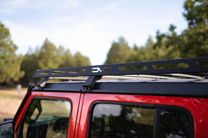 DV8 Offroad 07-18 Jeep Wrangler JK 4 DR / JL 2 DR & JT / 18+ Gladiator Roof Rack - #RRJL-02
