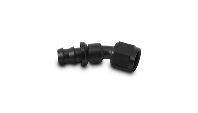 Vibrant Push-On 30 Degree Hose End Elbow Fitting Size -12AN