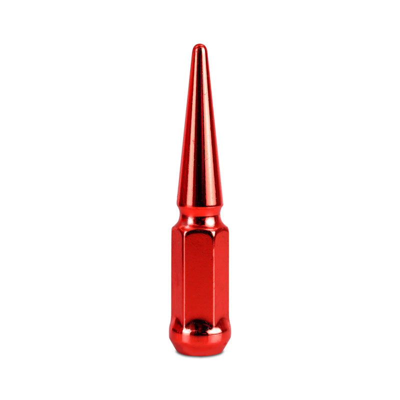Mishimoto Mishimoto Steel Spiked Lug Nuts M12 x 1.5 24pc Set Red - #MMLG-SP1215-24RD