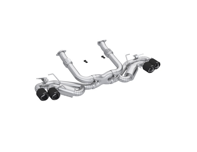 MBRP Corvette C8 3in Active Cat Back Quad Split Rear Exit Exhaust