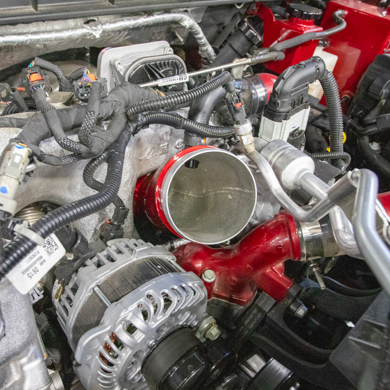 Wehrli Custom Fabrication WCF100775-GW High Flow Intake Horn Gloss White for 2017-2026 Chevrolet Silverado / GMC Sierra 2500 HD / 3500 HD 6.6L L5P Duramax