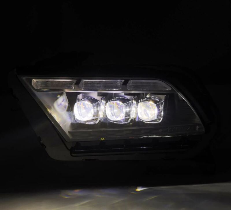 AlphaRex 880489 10-12 Ford Mustang NOVA-Series LED Projector Headlights Black with Activation Light & Sequential Signal /Switchback DRL